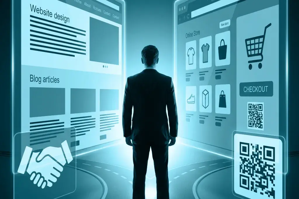 Tienda online vs página web, cuál necesita tu negocio